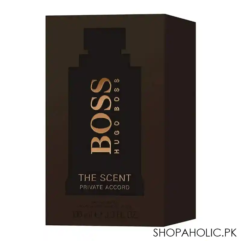 hugo boss the scent private accord eau de toilette, fragrance for men, 100ml image2