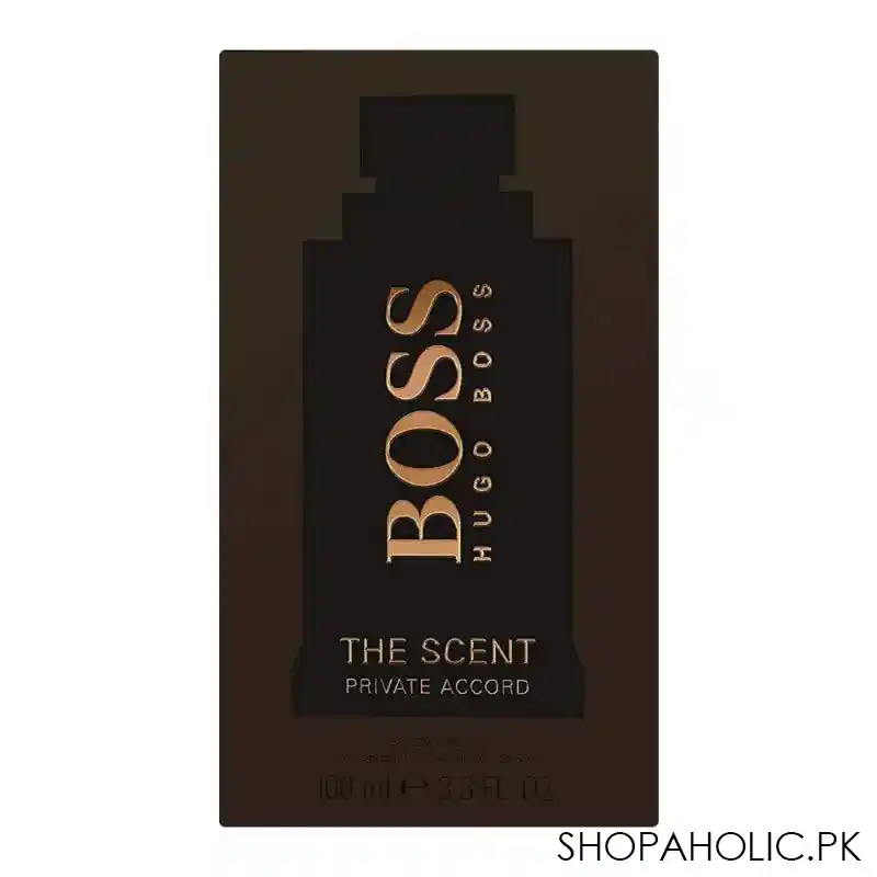 hugo boss the scent private accord eau de toilette, fragrance for men, 100ml image3