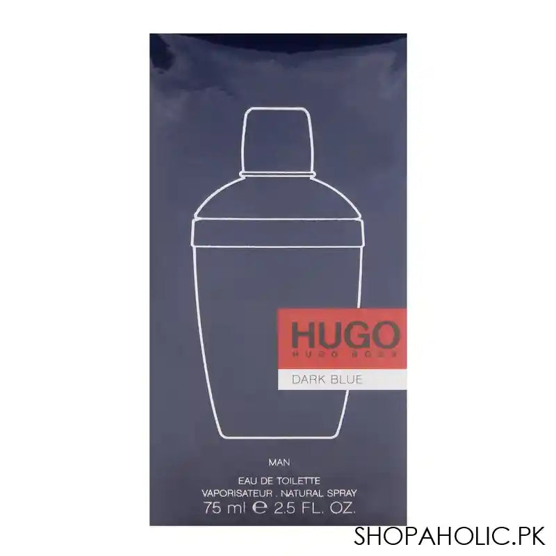 Hugo Dark Blue Man Eau de Toilette 75ml - Main Image