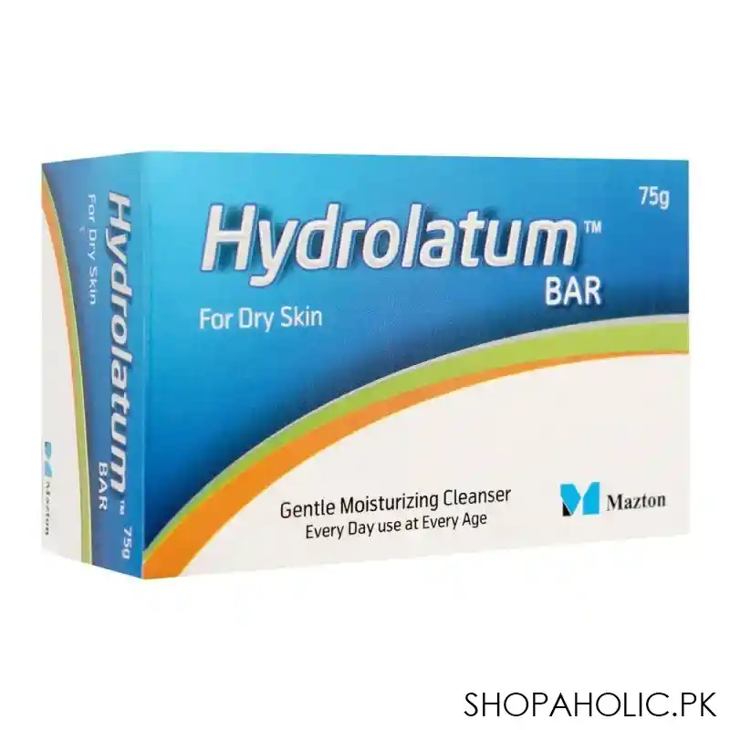 hydrolatum soap bar, for dry skin, 75g main image