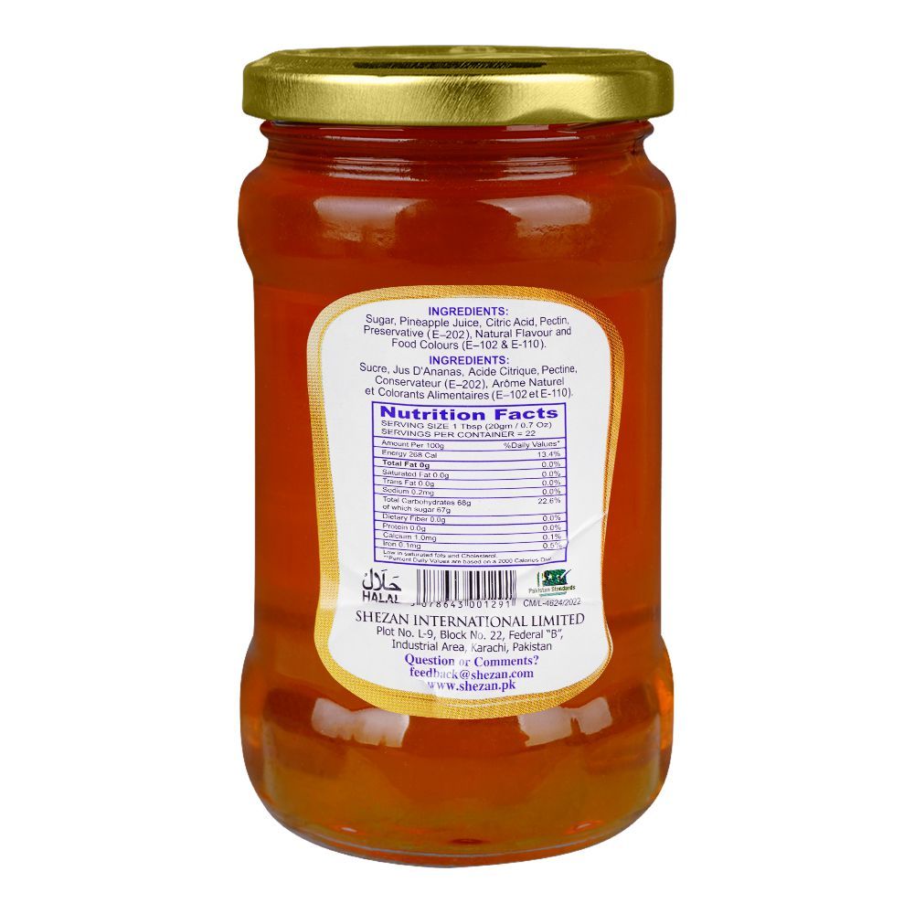 Shezan Pineapple Jelly, Jar, 370g - Image 2