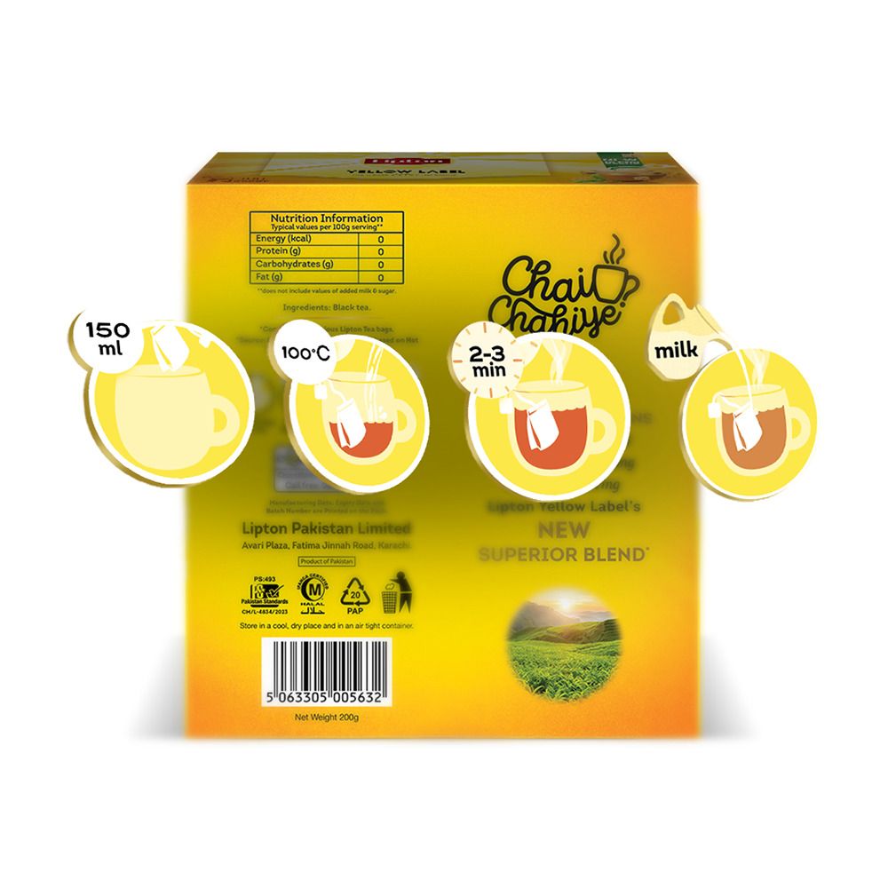 Lipton Yellow Label Tea Bags, 100-Pack - Image 2