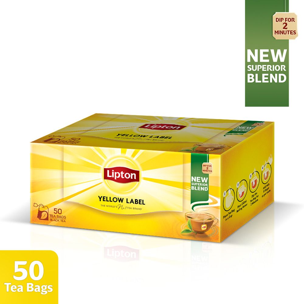 Lipton Yellow Label Tea Bags, 50-Pack - Main Image