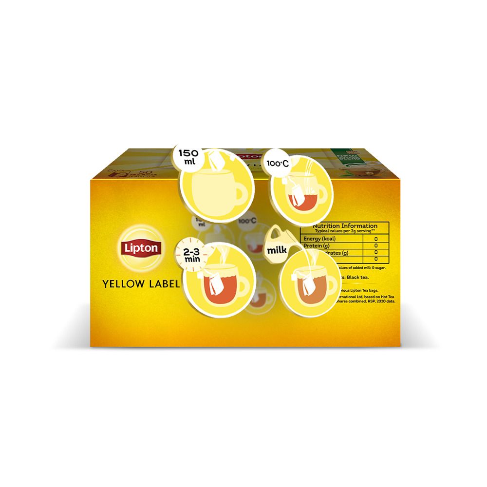 Lipton Yellow Label Tea Bags, 50-Pack - Image 2