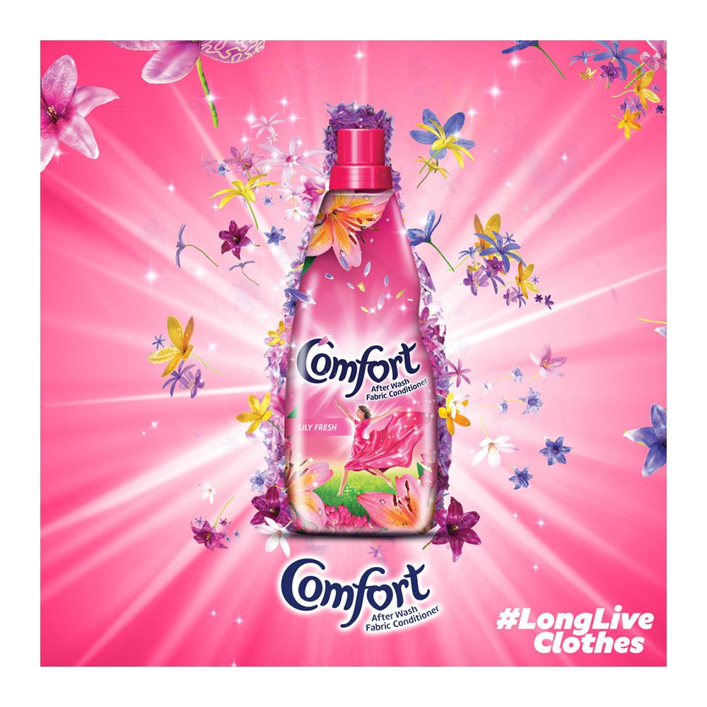 Comfort Lily Fresh Fabric Conditioner 400ml - Image 4