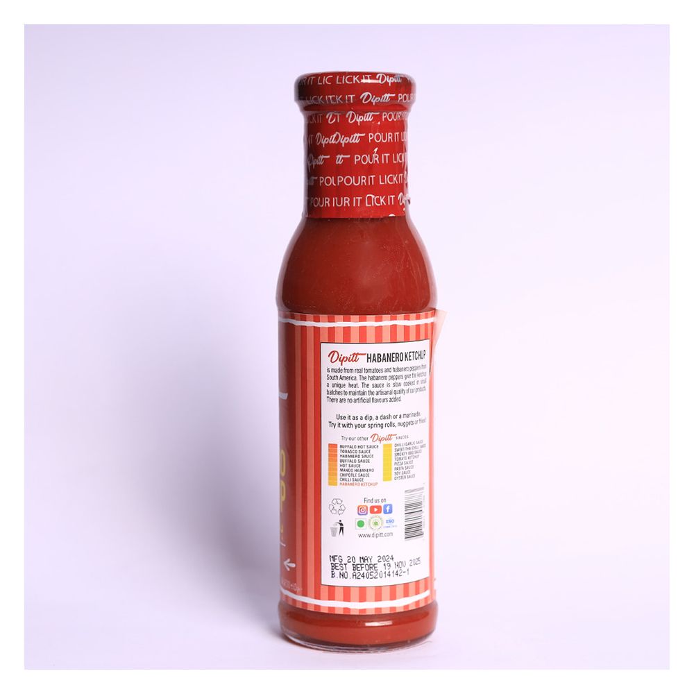 Dipitt Habanero Ketchup, 310g - Image 3