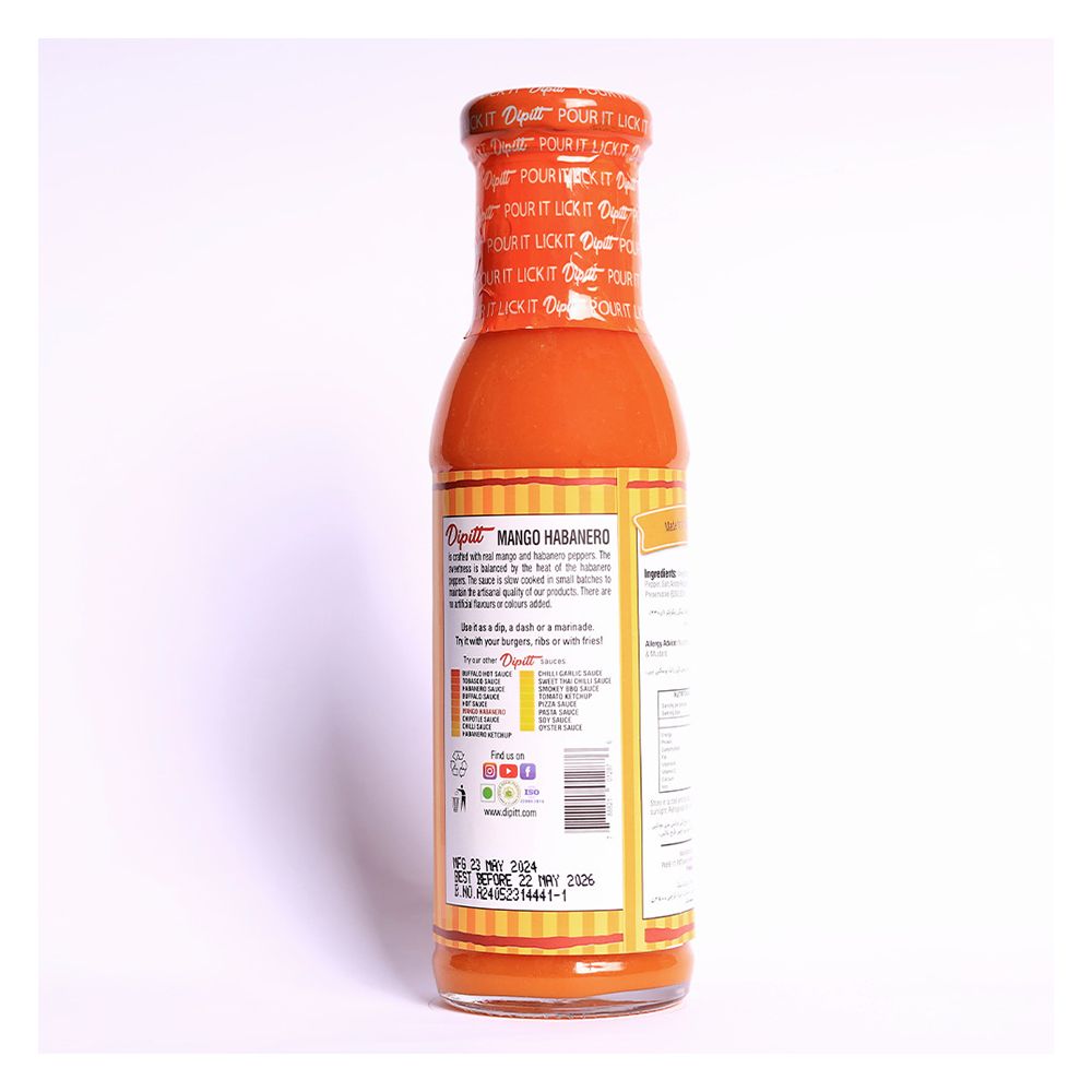 Dipitt Mango Habanero Sauce, 320g - Image 5