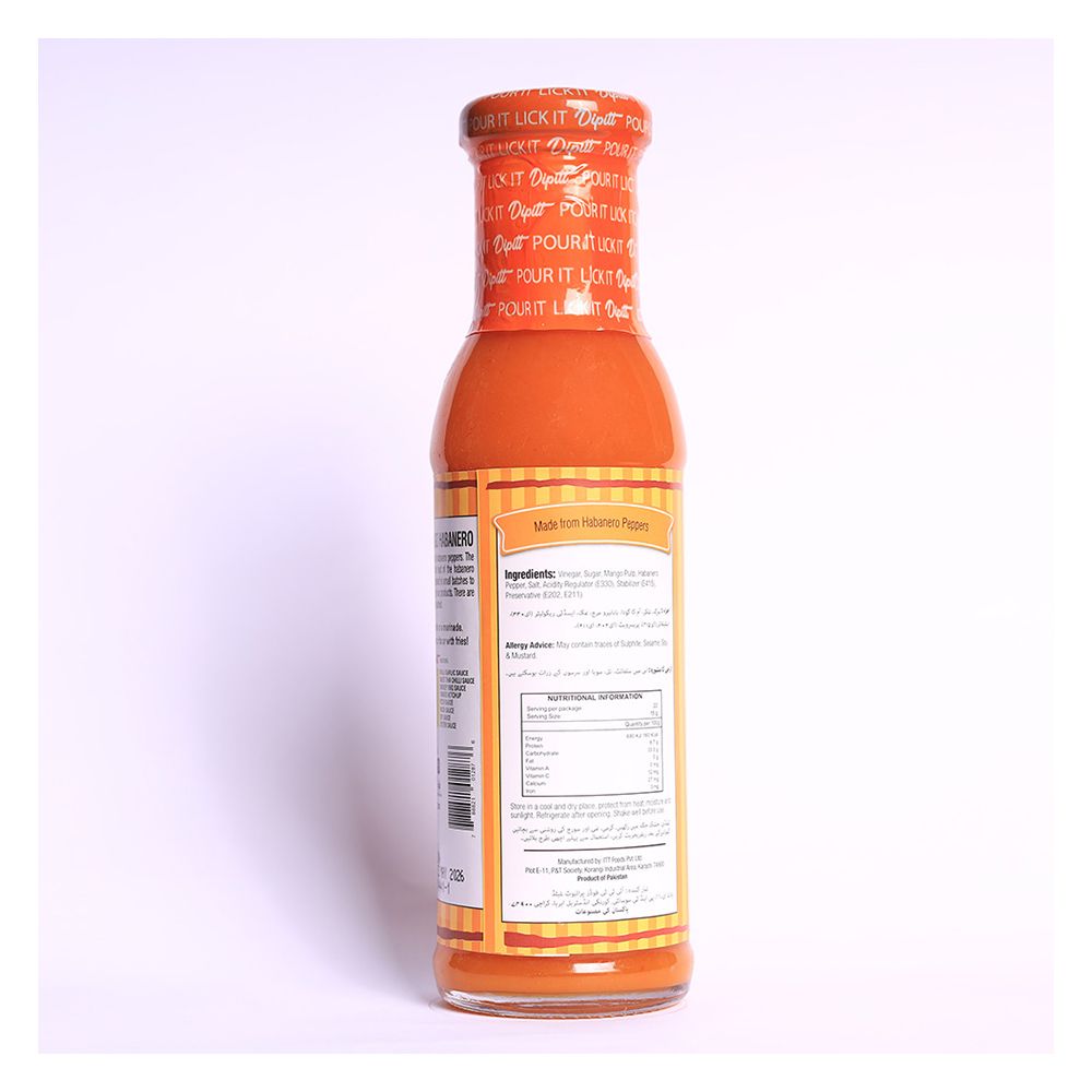 Dipitt Mango Habanero Sauce, 320g - Image 4