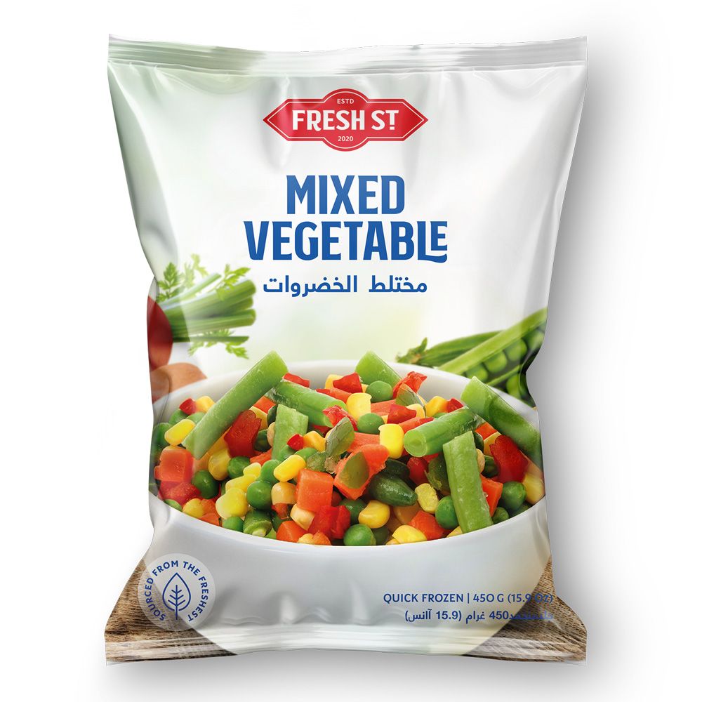 Fresh Street Mixed Vegetables, 450g - Main Image