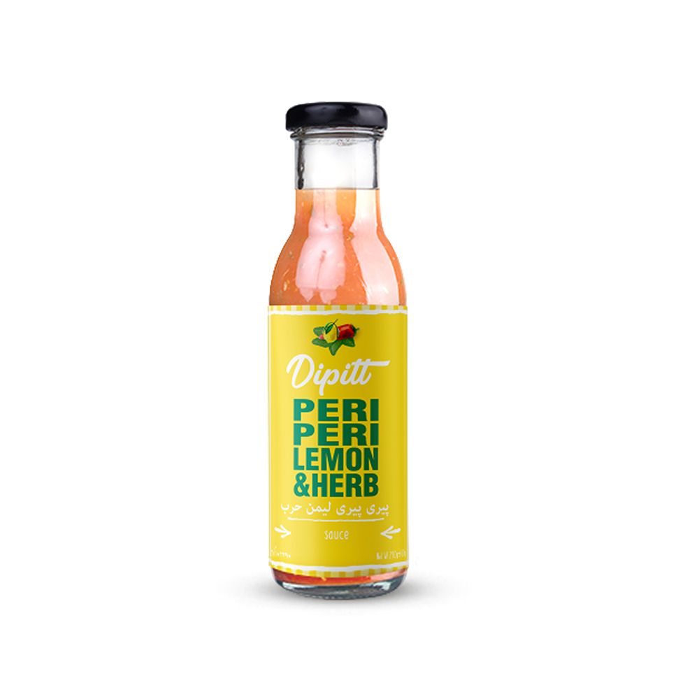 Dipitt Peri Peri Lemon & Herb Sauce, 290g - Image 2