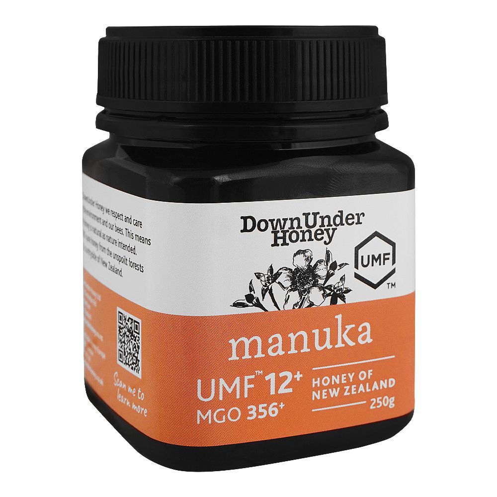 DownUnder Manuka Honey, UMF 12+, MGO 356+, 250g - Main Image