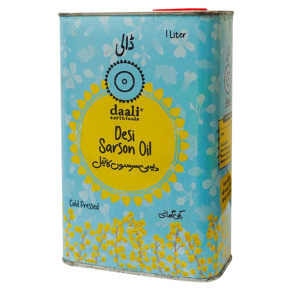 Daali Desi Sarson Ka Tel (Mustard Oil) 1 Litre - Main Image