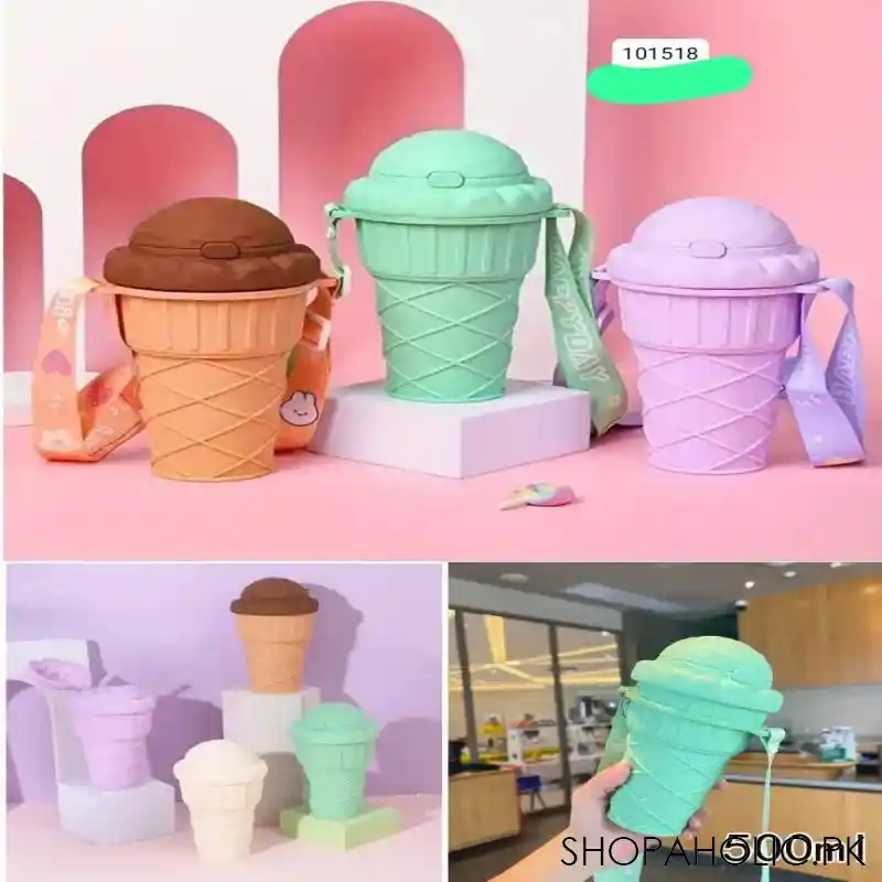 ice cream shape water bottles 500ml main image