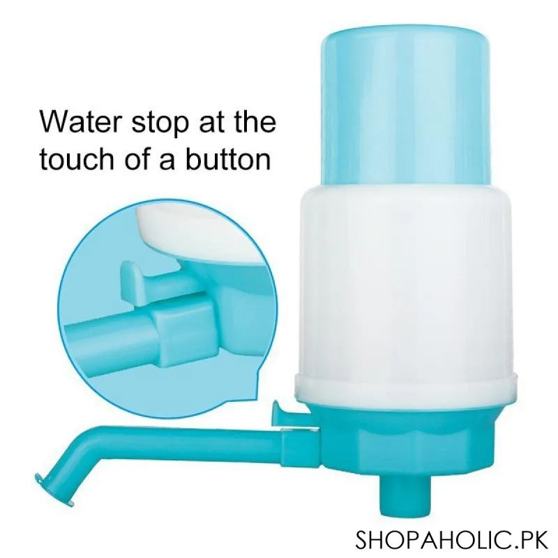 imperial manual hand press water dispenser pump with water stop (big size highest quality) main image