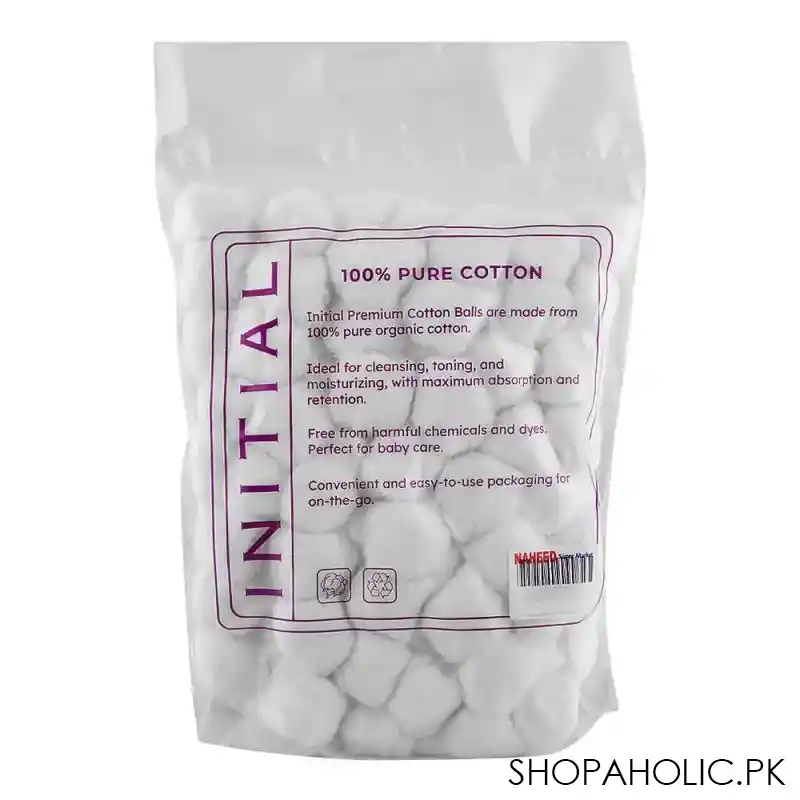 initial premium cotton balls, 100 pack image2