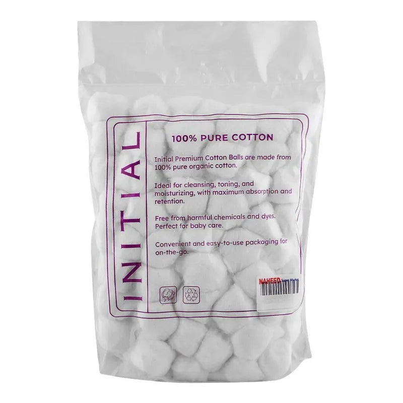 initial premium cotton balls, 100 pack image2