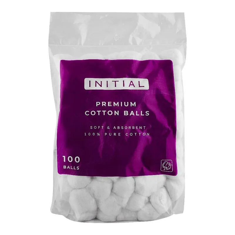 initial premium cotton balls, 100 pack main image