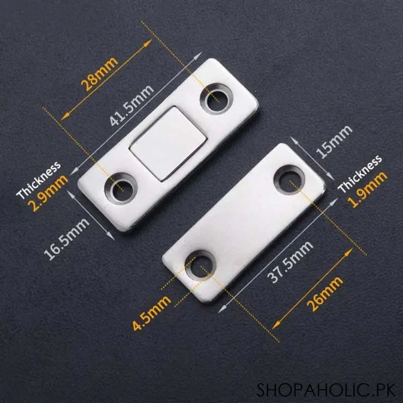 invisible magnetic door closer catcher with screws (pair) image6