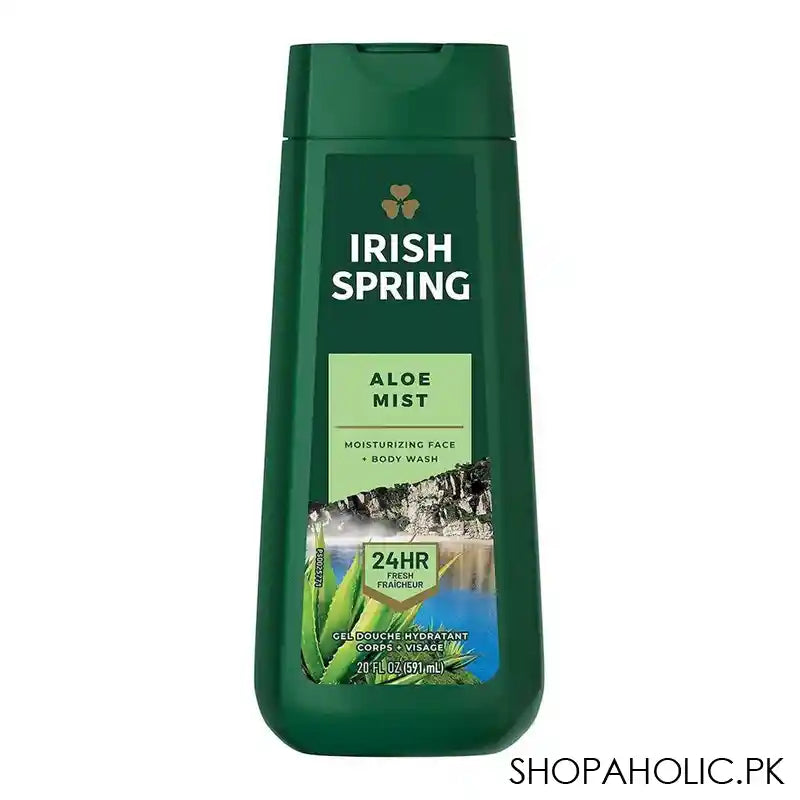 Irish Spring Aloe Mist Moisturizing Face+Body Wash, 591ml - Main Image