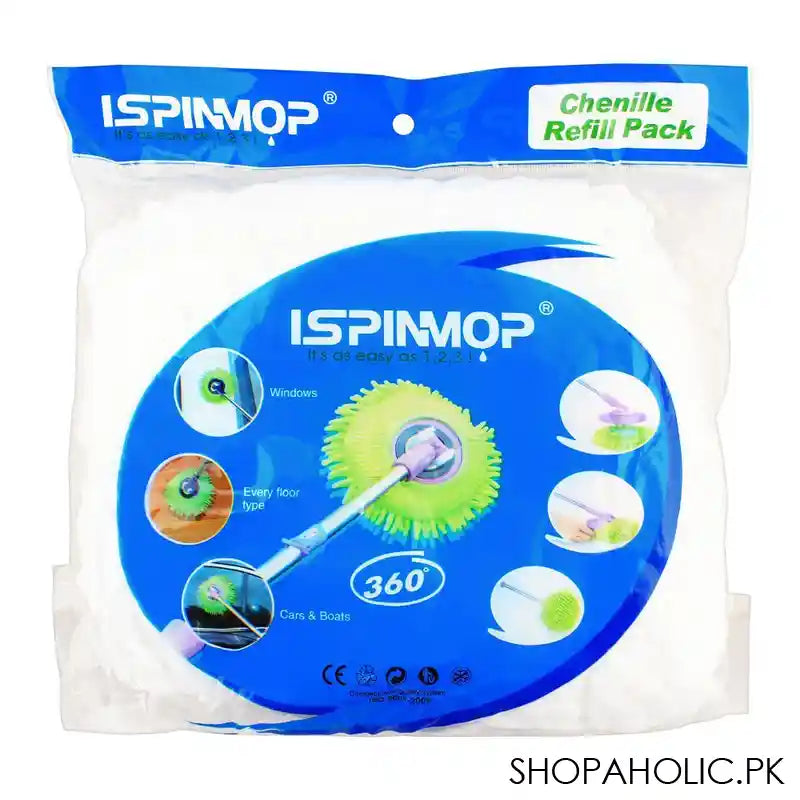 ISPINMOP 360 Degree Spin Mop Chenille Refill Pack - Image 2