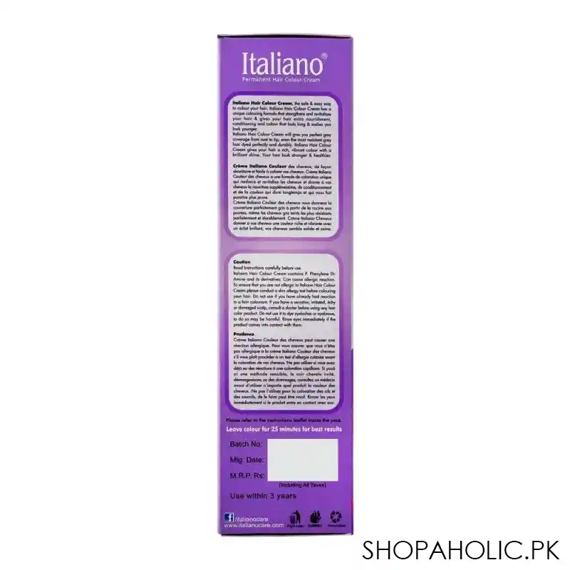 italiano permanent hair colour cream, 06 ash blonde image3