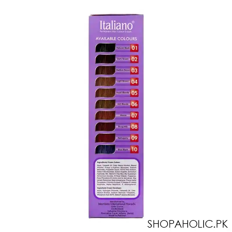 italiano permanent hair colour cream, 06 ash blonde image4