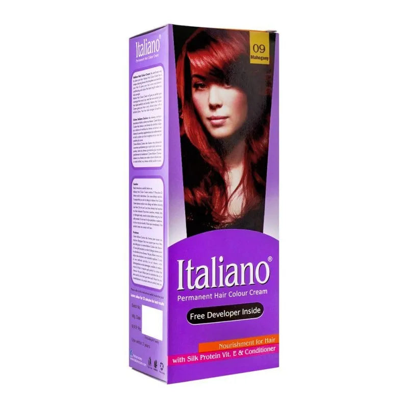 italiano permanent hair colour cream, 09 mahogany main image