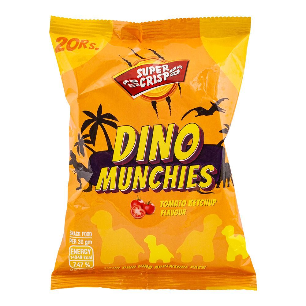 Super Crisp Dino Munchies, Ketchup Flavour, 16g - Main Image