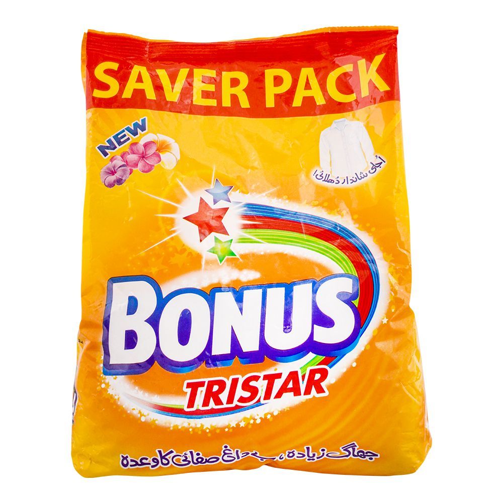 Bonus Tri Star Detergent Powder, 1500g - Image 2