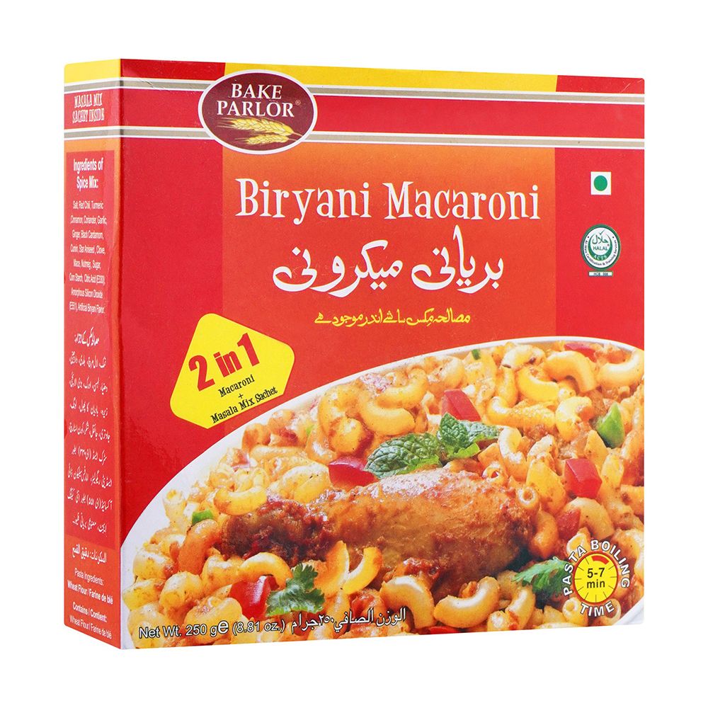 Bake Parlor Biryani Macaroni 250gm Box - Main Image