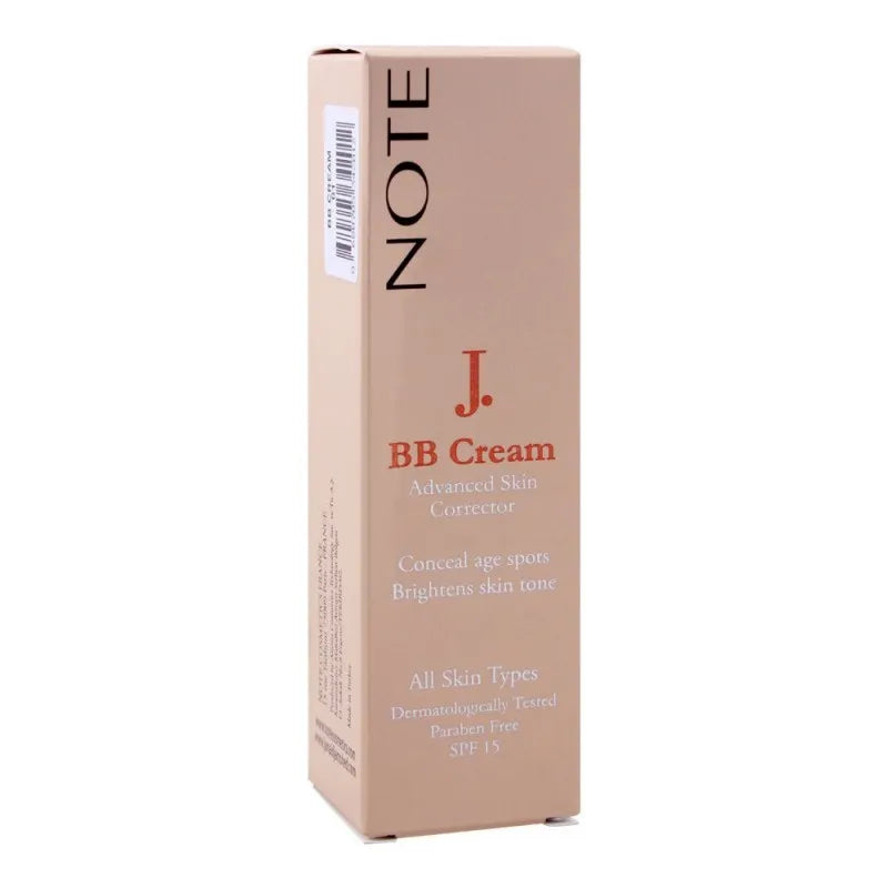 j. note advanced skin corrector bb cream, paraben free, 01 image2