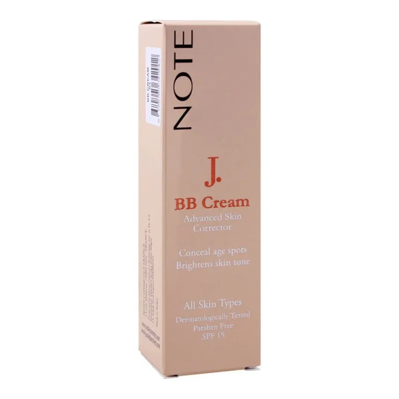 j. note advanced skin corrector bb cream, paraben free, 500 image2