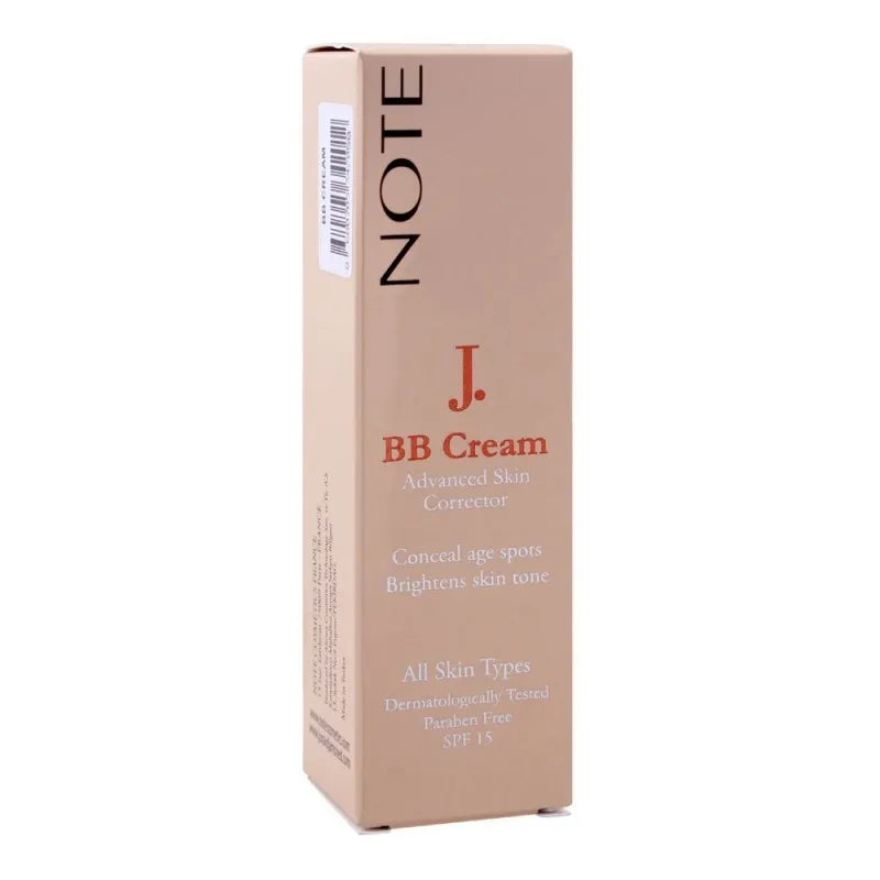 j. note advanced skin corrector bb cream, paraben free, 501 image2