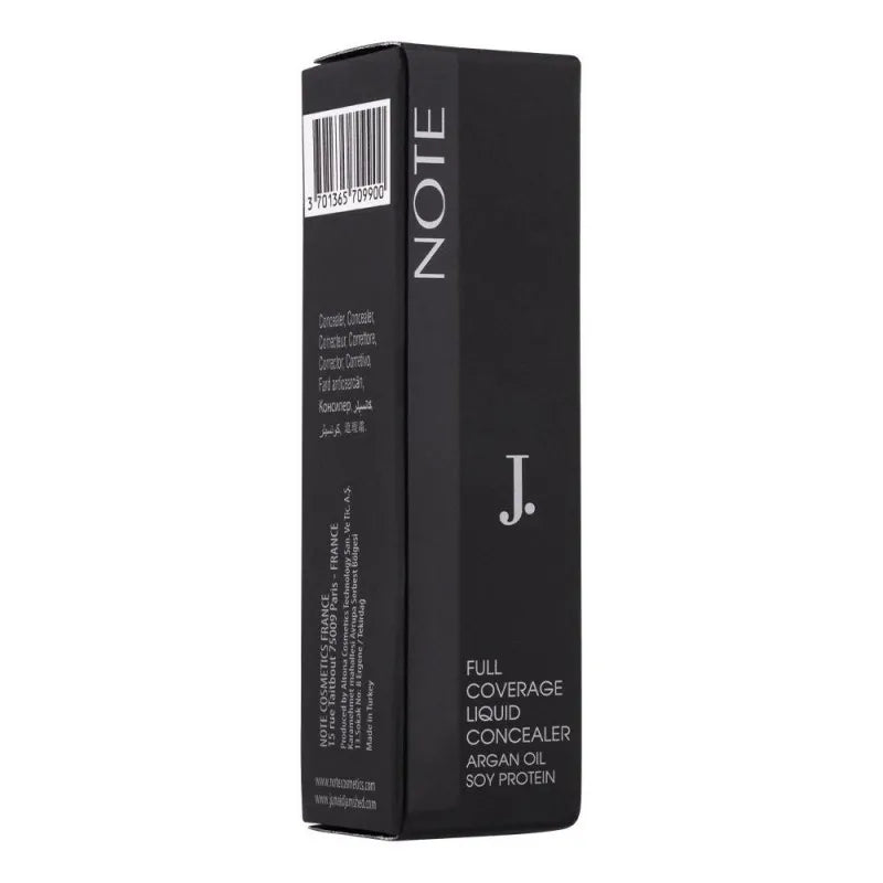 j. note full coverage liquid concealer, 401 warm beige image2