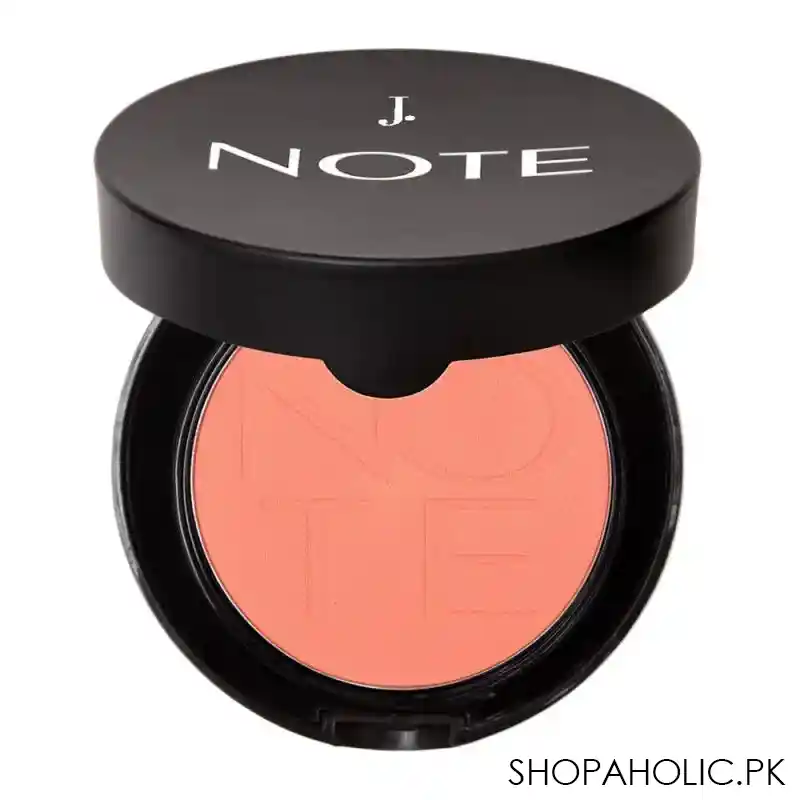 j. note luminous silk compact blusher, 02 pink in summer, with argan oil main image