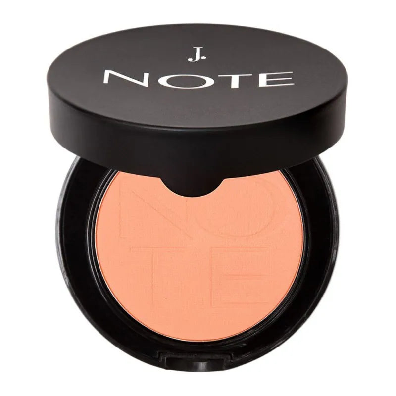 j. note luminous silk compact blusher, 04 soft peach, with argan oil main image