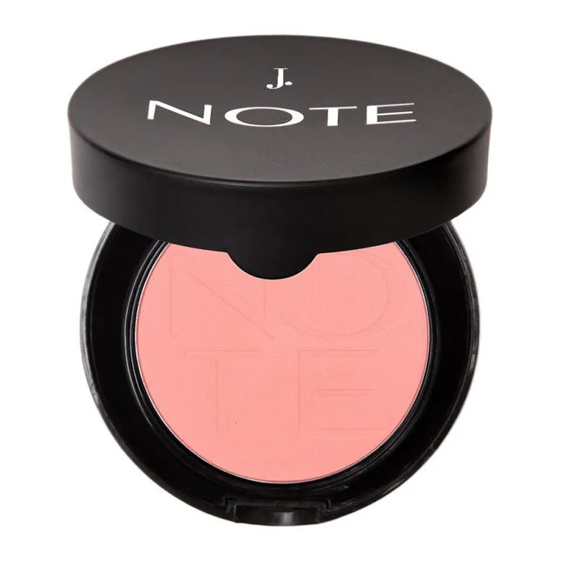 j. note luminous silk compact blusher, 06 sandy pink, with argan oil main image