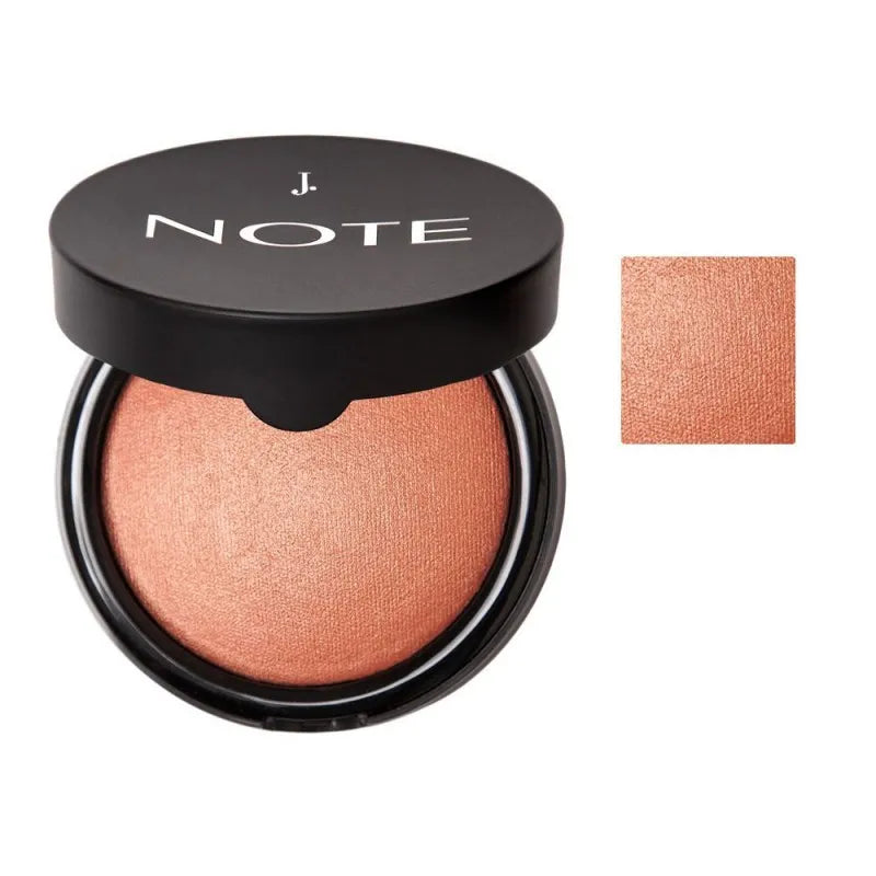 j. note luminous silk compact powder, 02 vintage pink, with argan oil main image