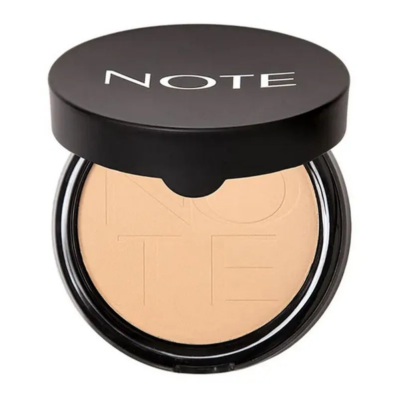 j. note luminous silk compact powder, 03 medium beige, with argan oil main image