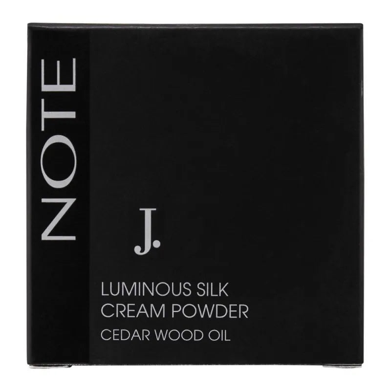 j. note luminous silk cream powder, 04 sand, with argan oil image4