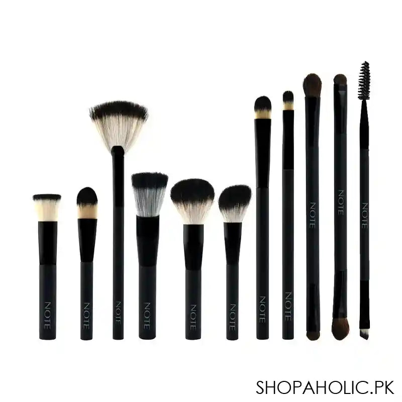 J. Note Make Up Brush Bag 11 Piece Set, 0005 - Image 2