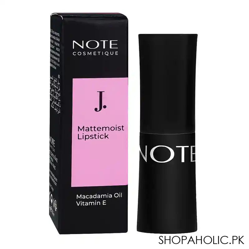 J. Note Matte Moist Lipstick, Macadamia Oil & Vitamin E, 303 Miss Kiss - Image 3