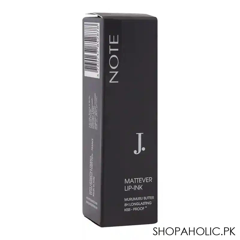 J. Note Mattever Lip Ink, Long Lasting, 04 Peach Rose - Image 2