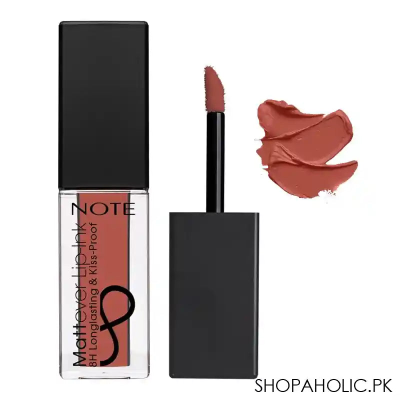 J. Note Mattever Lip Ink, Long Lasting, 04 Peach Rose - Main Image