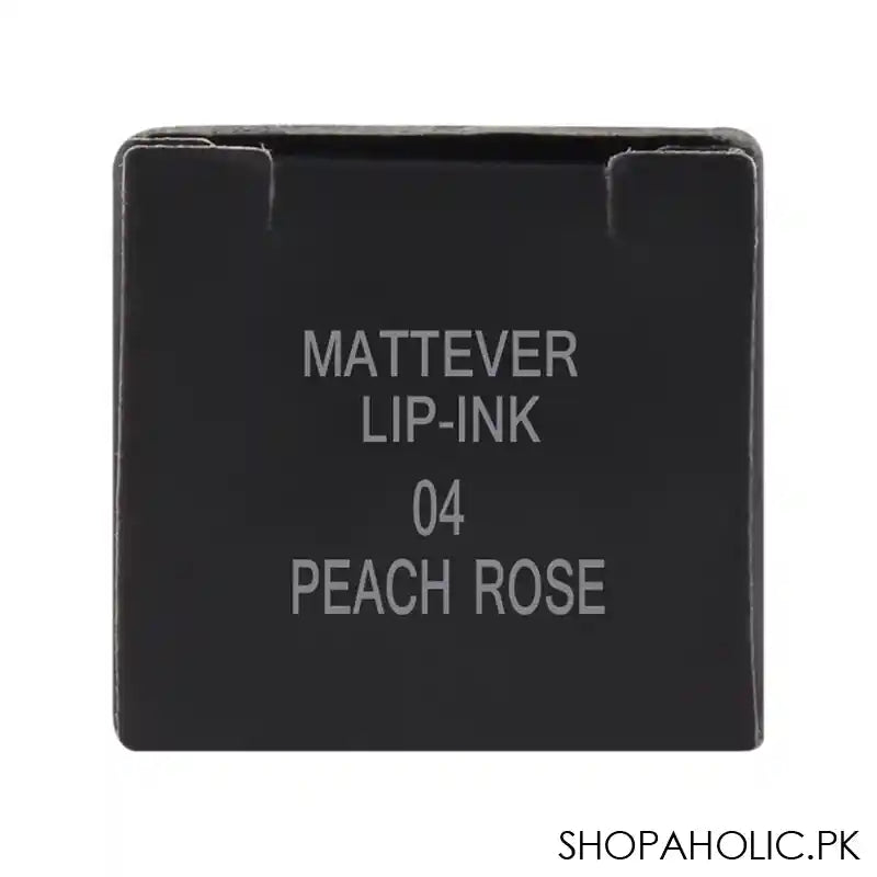 J. Note Mattever Lip Ink, Long Lasting, 04 Peach Rose - Image 5