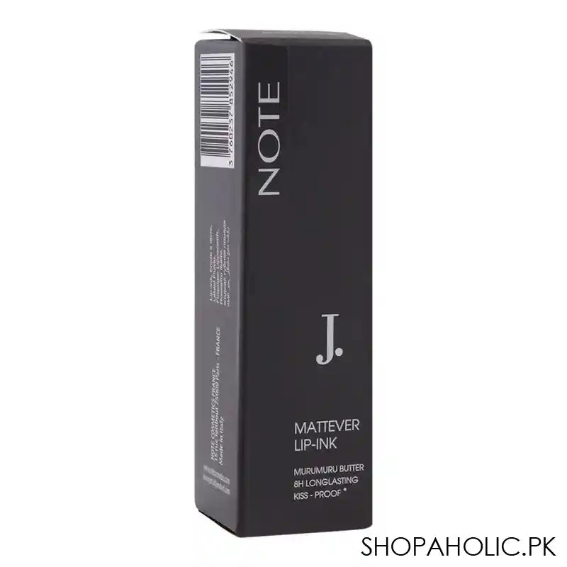 J. Note Mattever Lip Ink, Long Lasting, 11 Cherry Blossom - Image 3