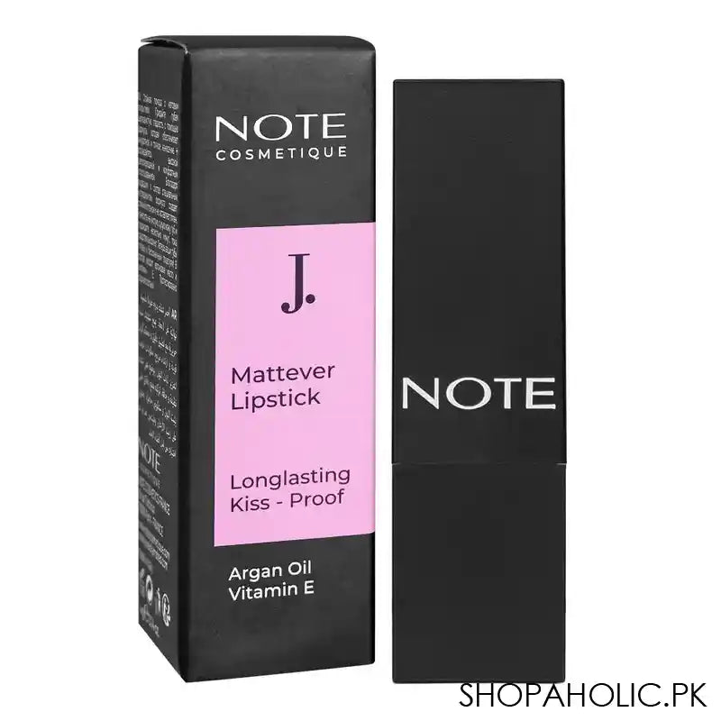 J. Note Mattever Lipstick, Long Lasting, 04 Indian Curry - Image 6