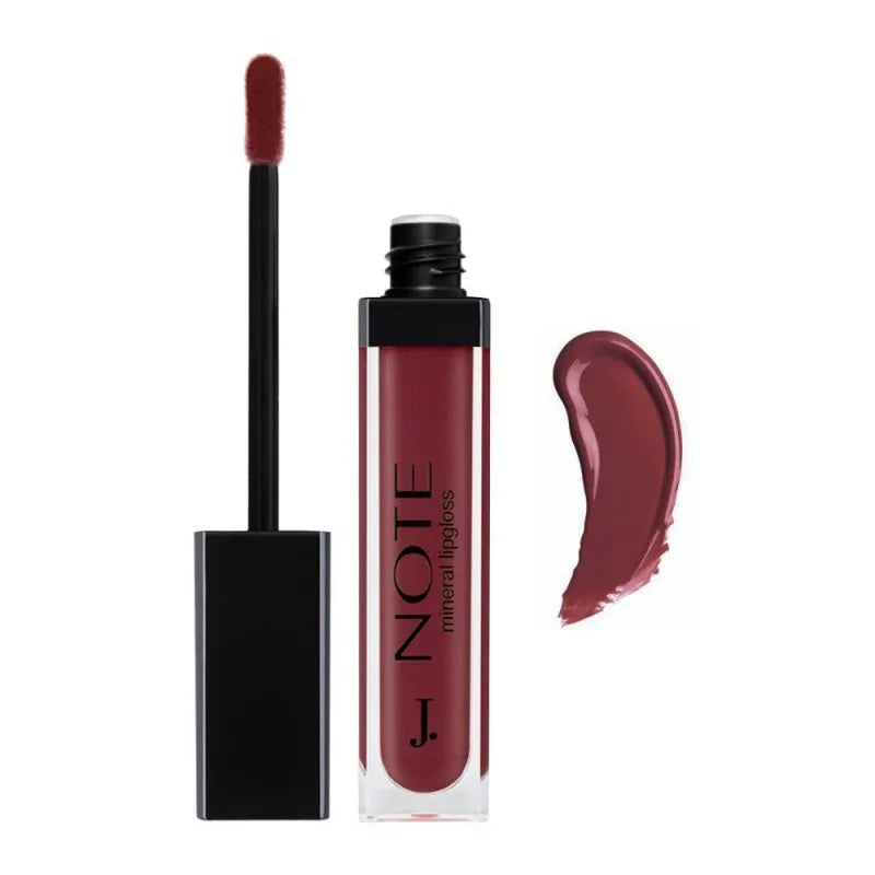 j. note mineral lip gloss, 05 cherry brownie, paraben free main image