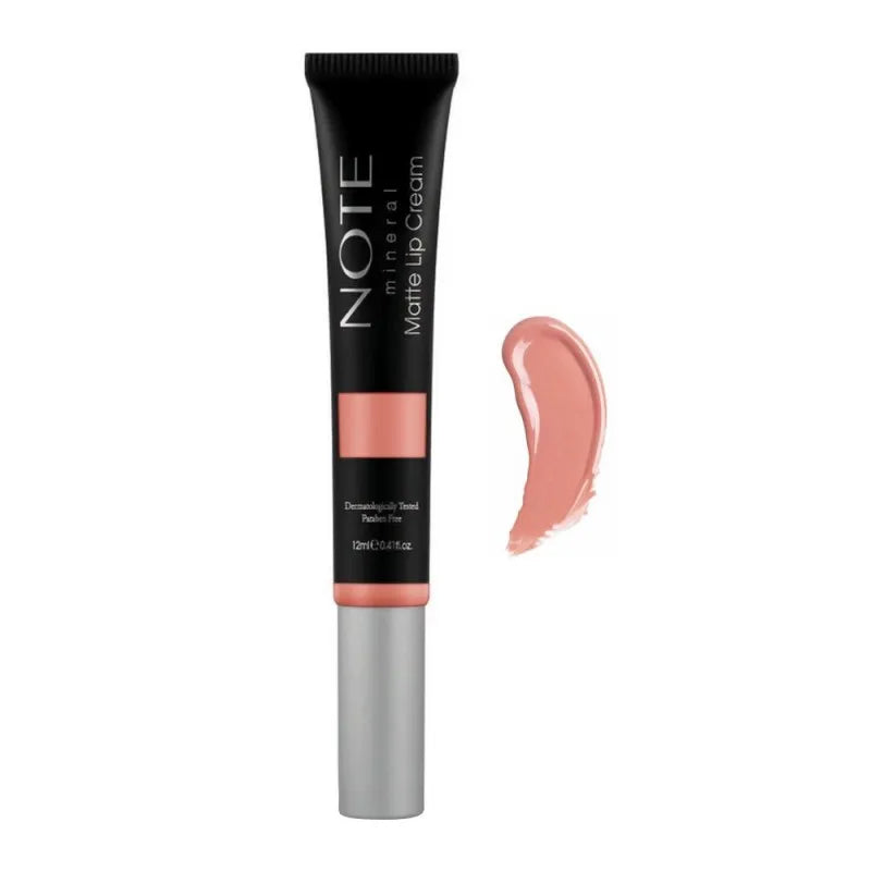 j. note mineral matte lip cream, 01 naked kiss, paraben free main image