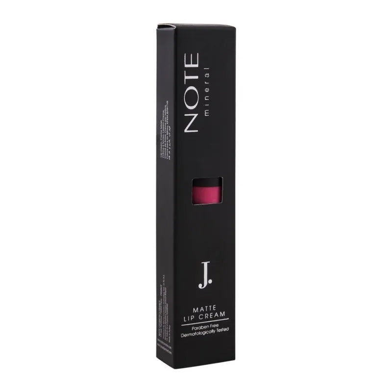 j. note mineral matte lip cream, 05 plum wine, paraben free image2